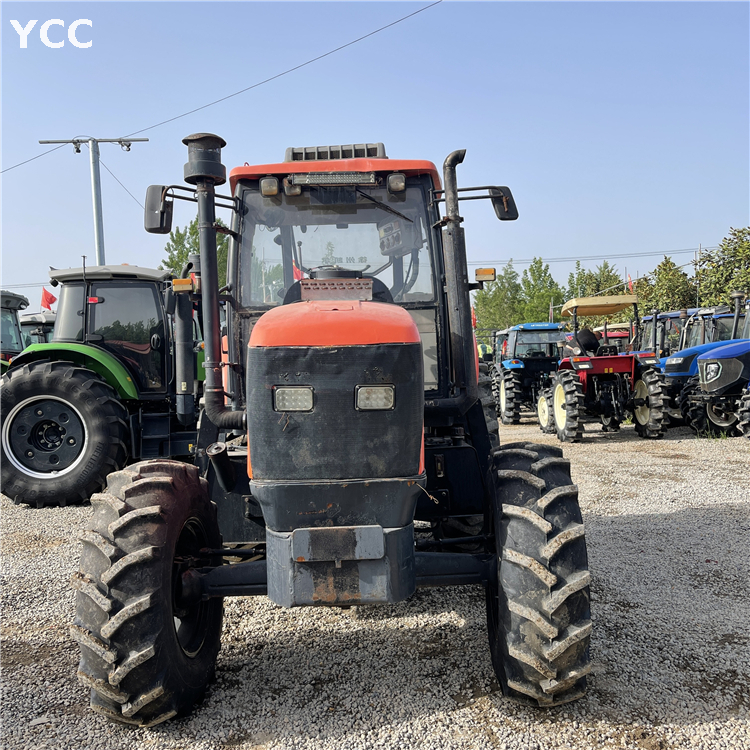 120hp Used KAT Tractor 4wd 91KW 14.9-24 Tyre